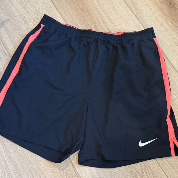 Nike Other - Nike Men's Athletic Shorts in Black with Red Stripes